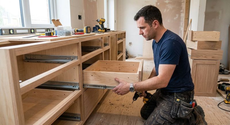 Kitchen Drawer Installation in Bloomington, IN